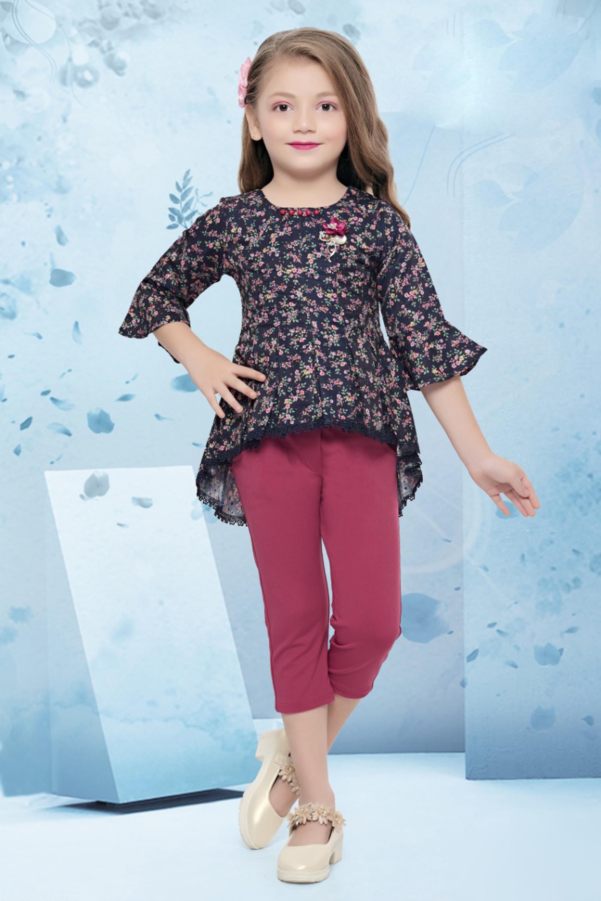 Girls Casual Wear - Girls Casual Wear - Western Wear Set :: RAJESH KIDS